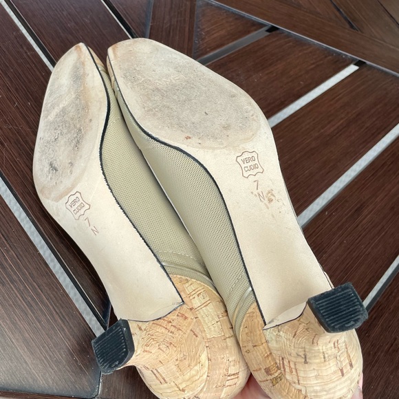 Vaneli cork and fabric heels - Picture 8 of 9